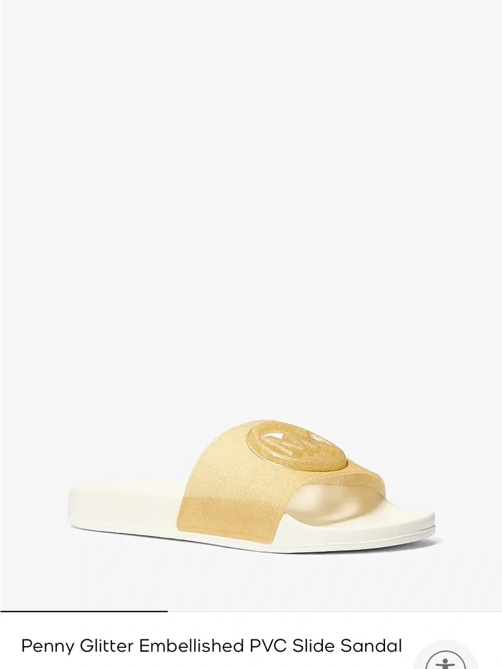 Michael Kors glittered gold